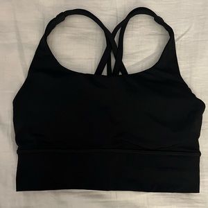 Black Energy Longline Bra Size 4